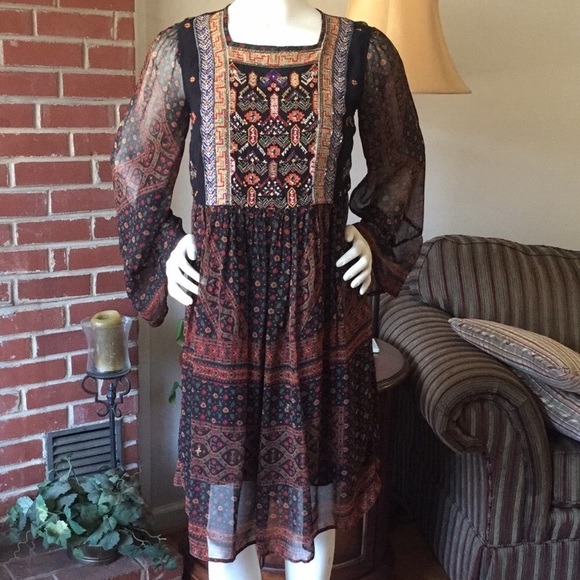 Anthropologie Akemi and Kin boho dress - Picture 2 of 9